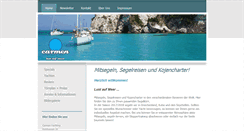 Desktop Screenshot of carmen-yachting.de